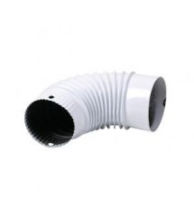 Füstcső könyök 120 mm fehér Füstcső könyök 120 mm fehér