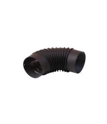 Füstcső könyök 120 mm fekete Füstcső könyök 120 mm fekete