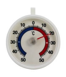 Analóg hűtő és fagyasztó hőmérő - műanyag Analóg hűtő és fagyasztó hőmérő - műanyag