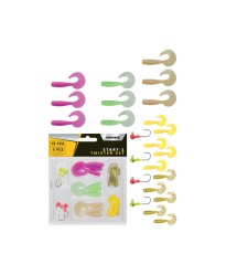 Carp Zoom Predator-Z Start-1 Twister szett, 0,5-1,7 g, népszerű színek, 19+4 db (cz2988) Carp Zoom Predator-Z Start-1 Twister szett, 0,5-1,7 g, népszerű színek, 19+4 db (cz2988)