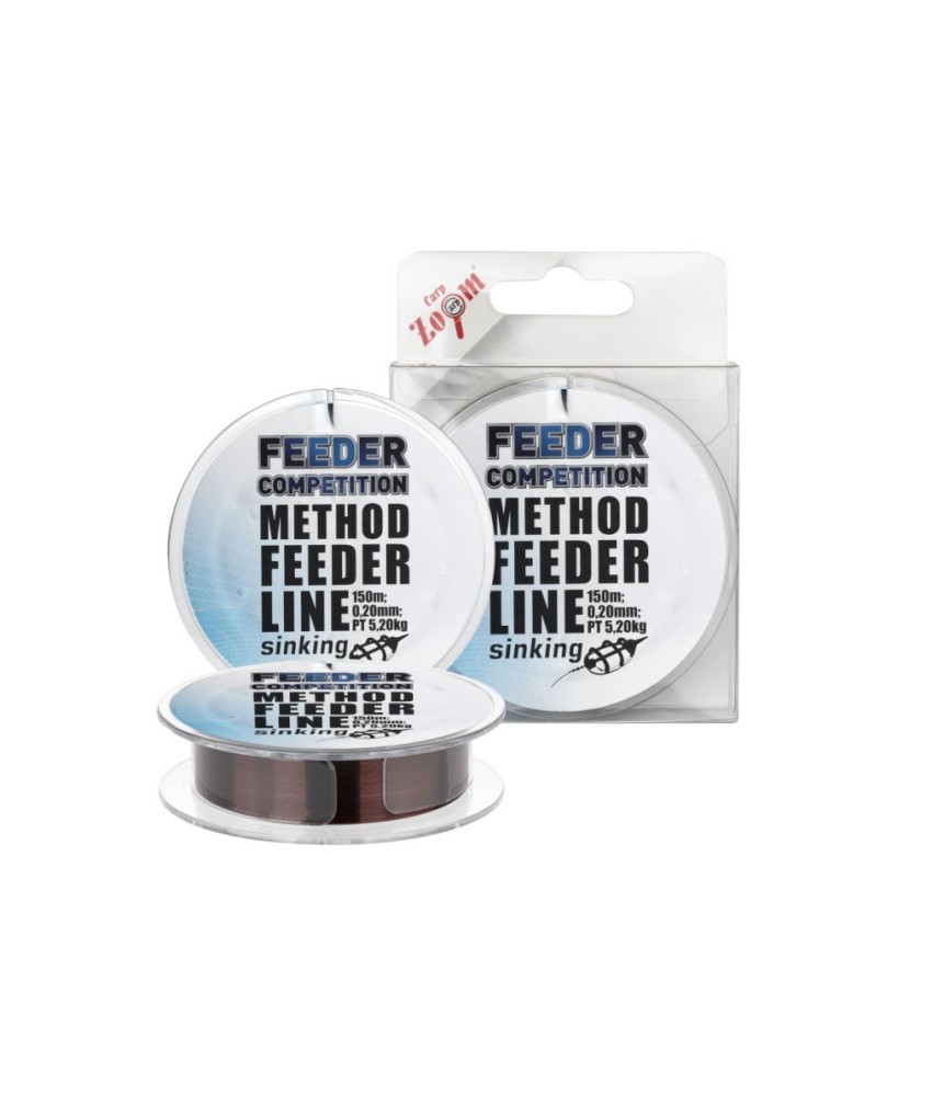Carp Zoom Feeder Competition Method süllyedő zsinór, o 0,20 mm, 150 m, 5,2 kg (cz0794) Carp Zoom Feeder Competition Method süllyedő zsinór, o 0,20 mm, 150 m, 5,2 kg (cz0794)