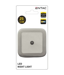 Entac Éjjeli Fény 0.5W Négyzetes WW Fehér Entac Éjjeli Fény 0.5W Négyzetes WW Fehér