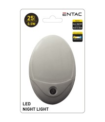 Entac Éjjeli Fény 0.5W Ovális WW Fehér Entac Éjjeli Fény 0.5W Ovális WW Fehér