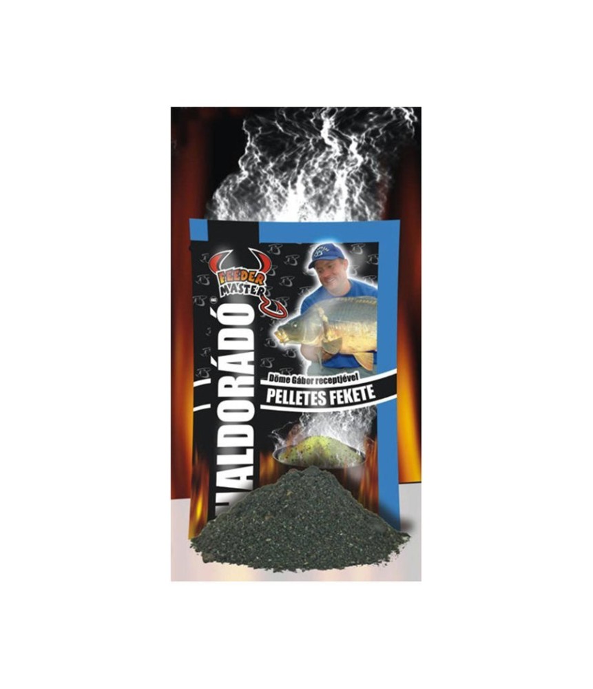 Haldorádó etetőanyag 1kg – pelletes fekete Haldorádó etetőanyag 1kg – pelletes fekete