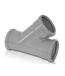 PVC lefolyó ág 110/110*45° PVC lefolyó ág 110/110*45°
