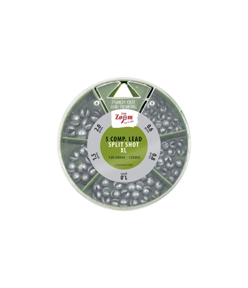 Carp Zoom 5 fakkos sörétólom készlet XL
