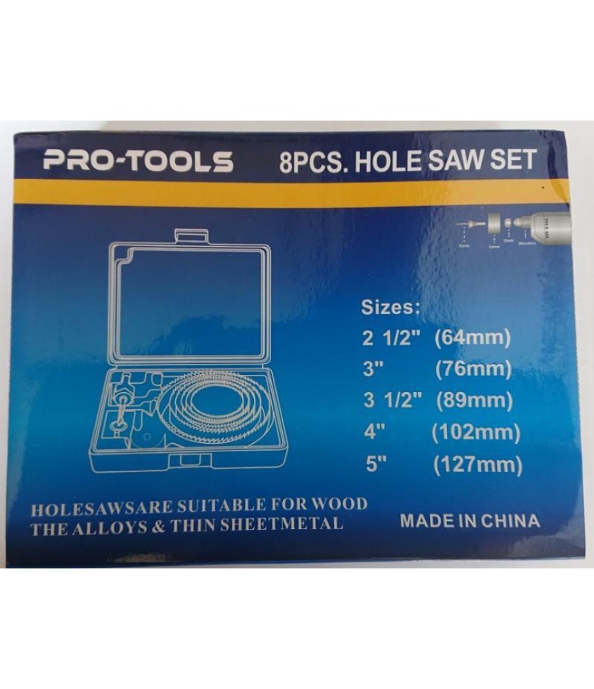 Körkivágó fához Pro-Bit 8r. 64-127mm Körkivágó fához Pro-Bit 8r. 64-127mm