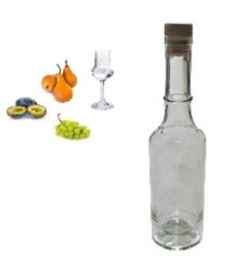 Pálinkás üveg parafadugóval 500 ml (matyó) Pálinkás üveg parafadugóval 500 ml (matyó)