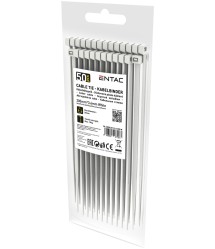 Kábelkötegelő 3,6*200mm fehér 50db/csom. Kábelkötegelő 3,6*200mm fehér 50db/csom.