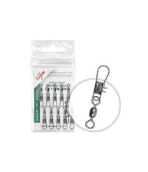Carp Zoom Hengertestű forgó extra erős kapoccsal, #4, 10 db (cz0916) Carp Zoom Hengertestű forgó extra erős kapoccsal, #4, 10 db (cz0916)