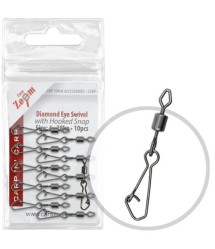 Carp Zoom Forgó horgoskapoccsal, #4, 10 db (cz0831) Carp Zoom Forgó horgoskapoccsal, #4, 10 db (cz0831)