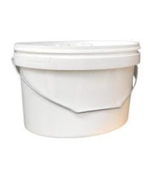 Savanyúságos vödör tetővel 8 liter műanyag fehér ovál