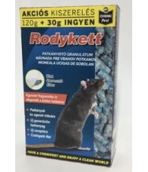 Rodykett patkány és egér irtó granulátum 150g